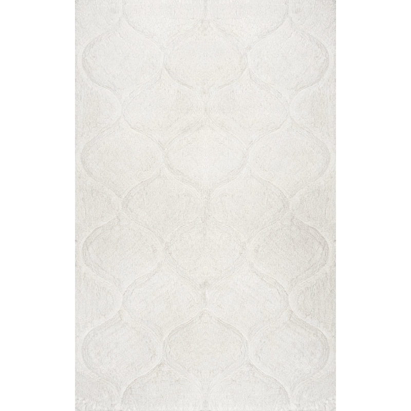 Willa Arlo Interiors Gerold HandTufted White Area Rug & Reviews Wayfair